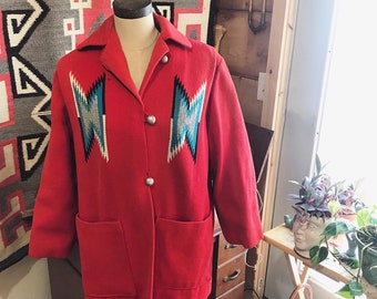 1930s red wool coat | Etsy 1930s H.W. Carter and Sons wool coat
