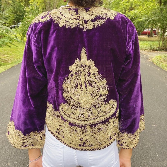 Antique Ottoman velvet jacket