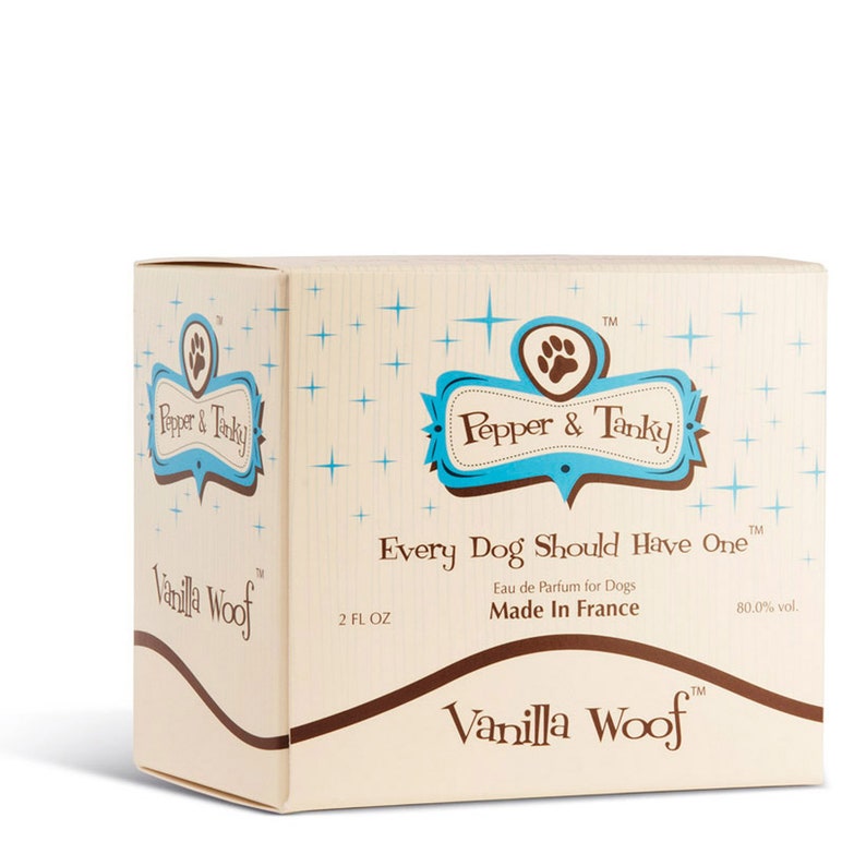Pepper & Tanky Dog Perfumevanilla Woof Dog Fragrance Gift Etsy