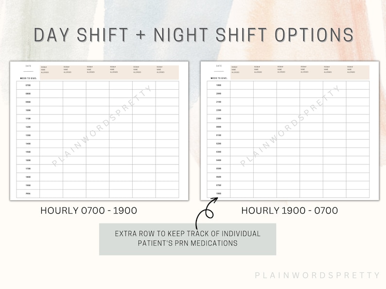 Nurse Medication Tracker Printable 12 Hour Shift Planner Multi nurse-medication-tracker-printable-12-hour-shift-planner-multi