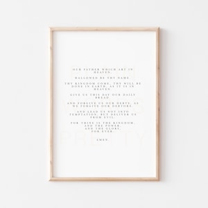 die Herren Gebet Zeichen, KJV Wandkunst, Herren Gebet Zeichen, Herren Gebet Wand Kunst, schwarze weiße Herren Gebet, Herr Gebet Zeichen, Lord Gebet Gebet