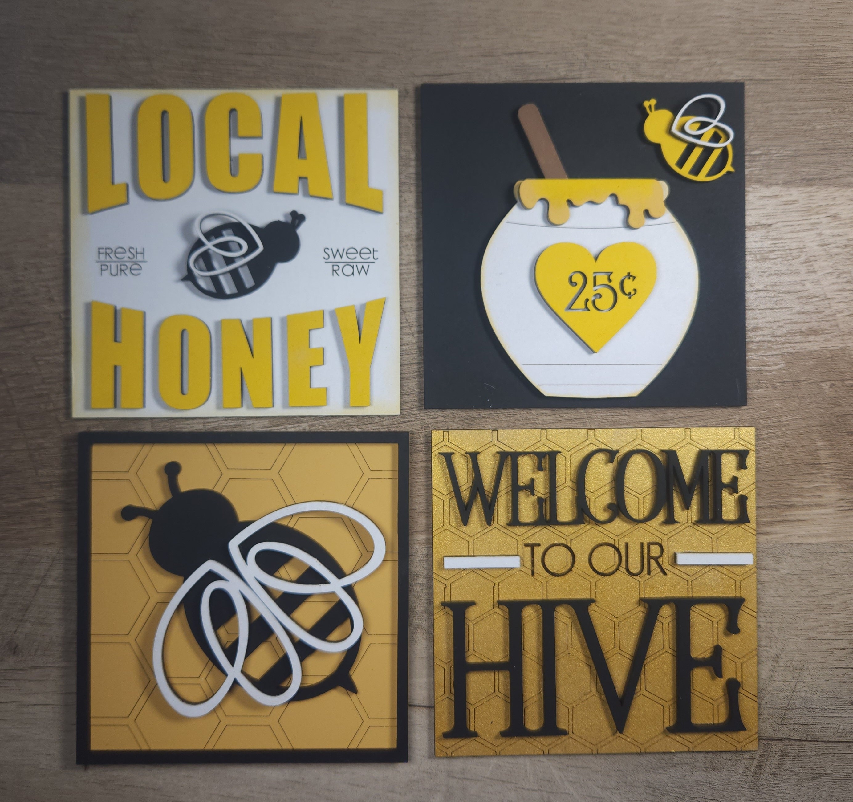 Bee Ladder Tiles | Interchangeable Tiles | Farmhouse Tiles | Ladder ...
