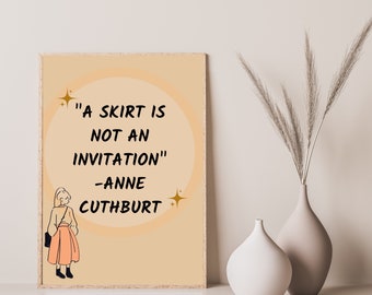 A skirt is top not an invitation