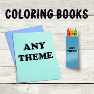 Personalized Kids Color Books - Children&#39;s Coloring books - Personalized Kids gift for Birthdays and Holidays - Toddler Travel Activity