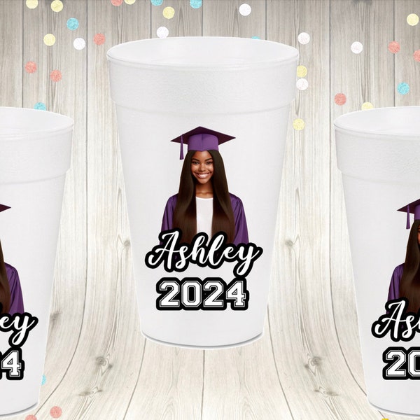 Graduation Custom Styrofoam Cups