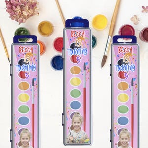 Custom Paint Pallete, Painting Party, Art Party, Art Birthday Party, Dress for a Mess, Art Themed