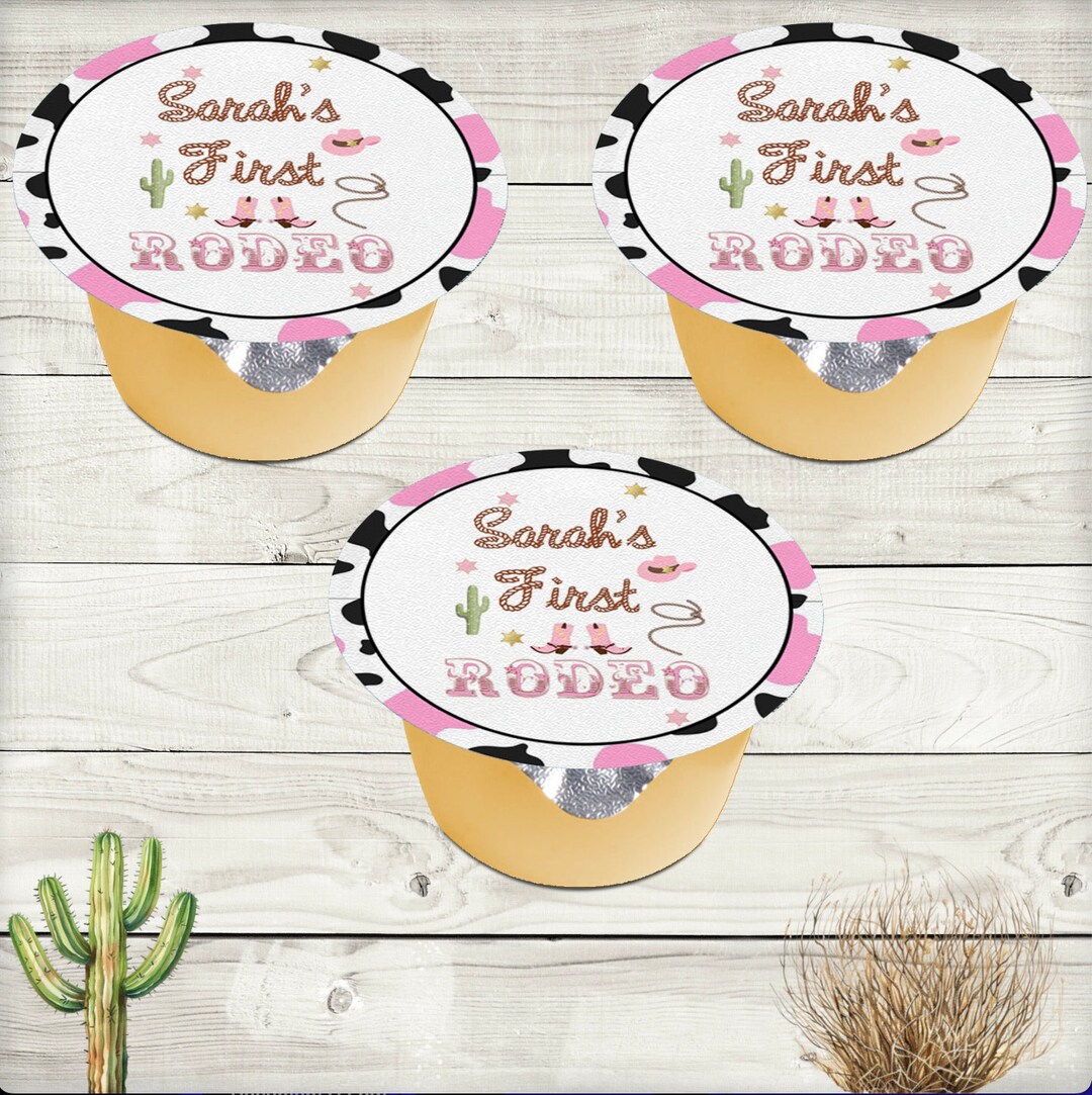 My First Rodeo Applesauce Labels - Etsy