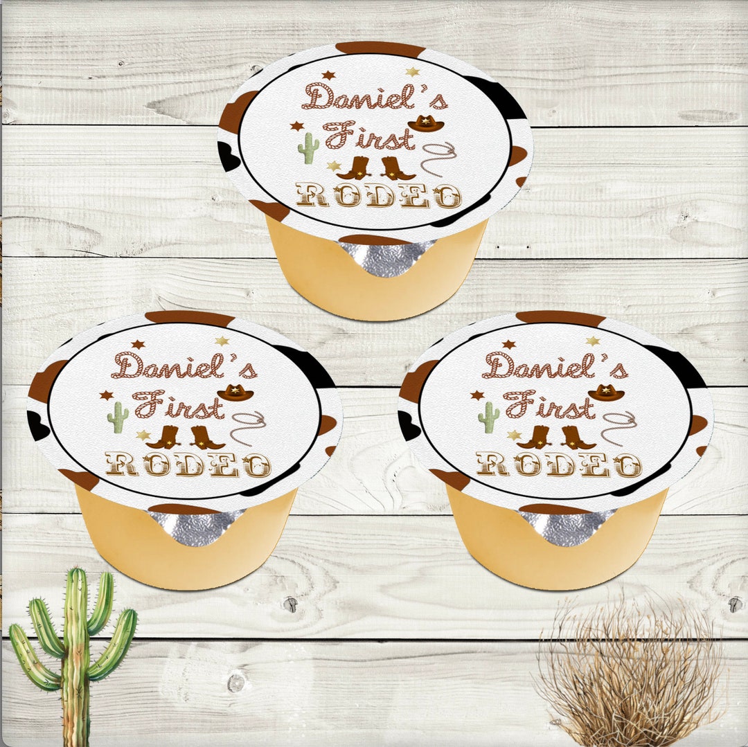 My First Rodeo Applesauce Labels - Etsy