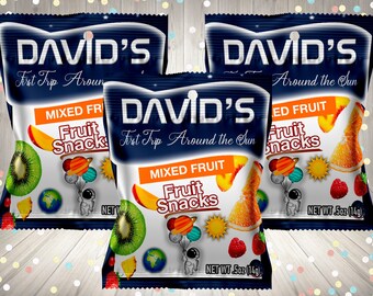 Snacks de frutas para el primer viaje alrededor del sol - Decoración para fiesta de primer cumpleaños - Tema del espacio exterior - Cumpleaños espacial