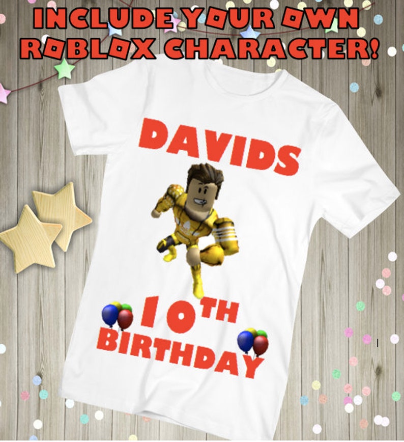 Roblox Shirt Iron On Transfer Design - 