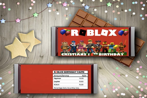 free printable roblox candy bar wrappers