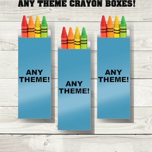 Custom Crayon boxes