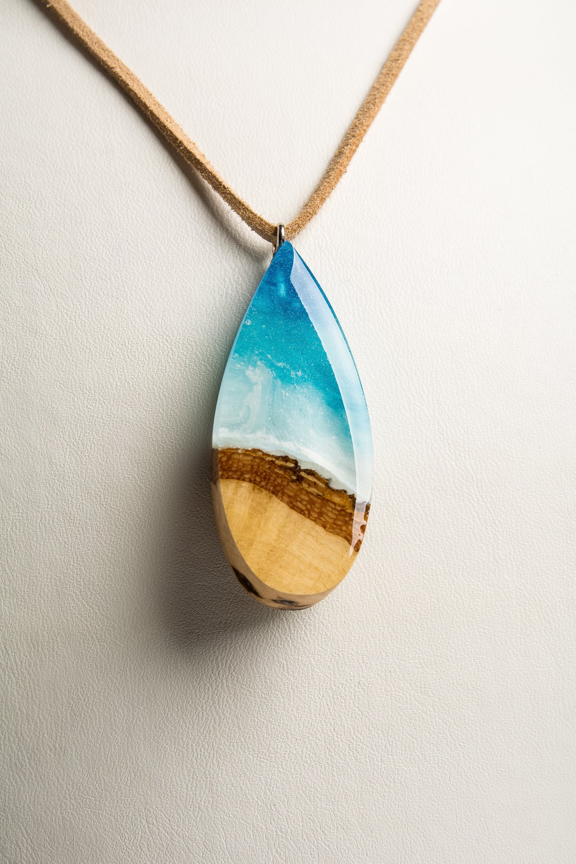 Beach Pendant Bioluminescent Jewelry Glow in Dark Ocean Etsy