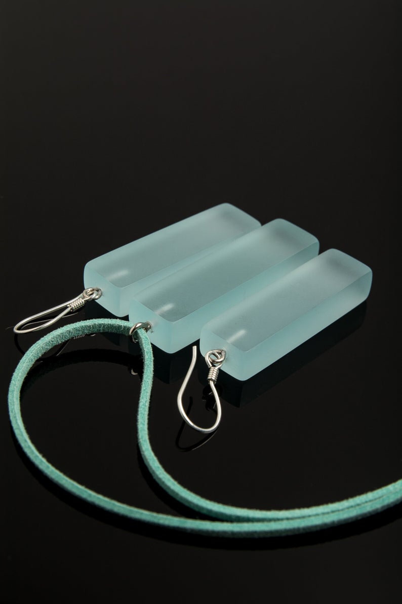 Bioluminescent Epoxy Jewelry Set Glow in dark earring glow Etsy