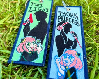 Twilight / Thorn Princess Emboidered Keychain (Spy Family Inspired)