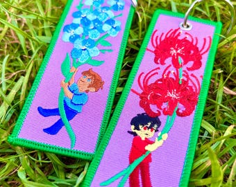 Porte-clés brodé Little Bouquet Klance (inspiration Voltron)