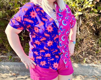 Solar Crescent Button Down Shirt