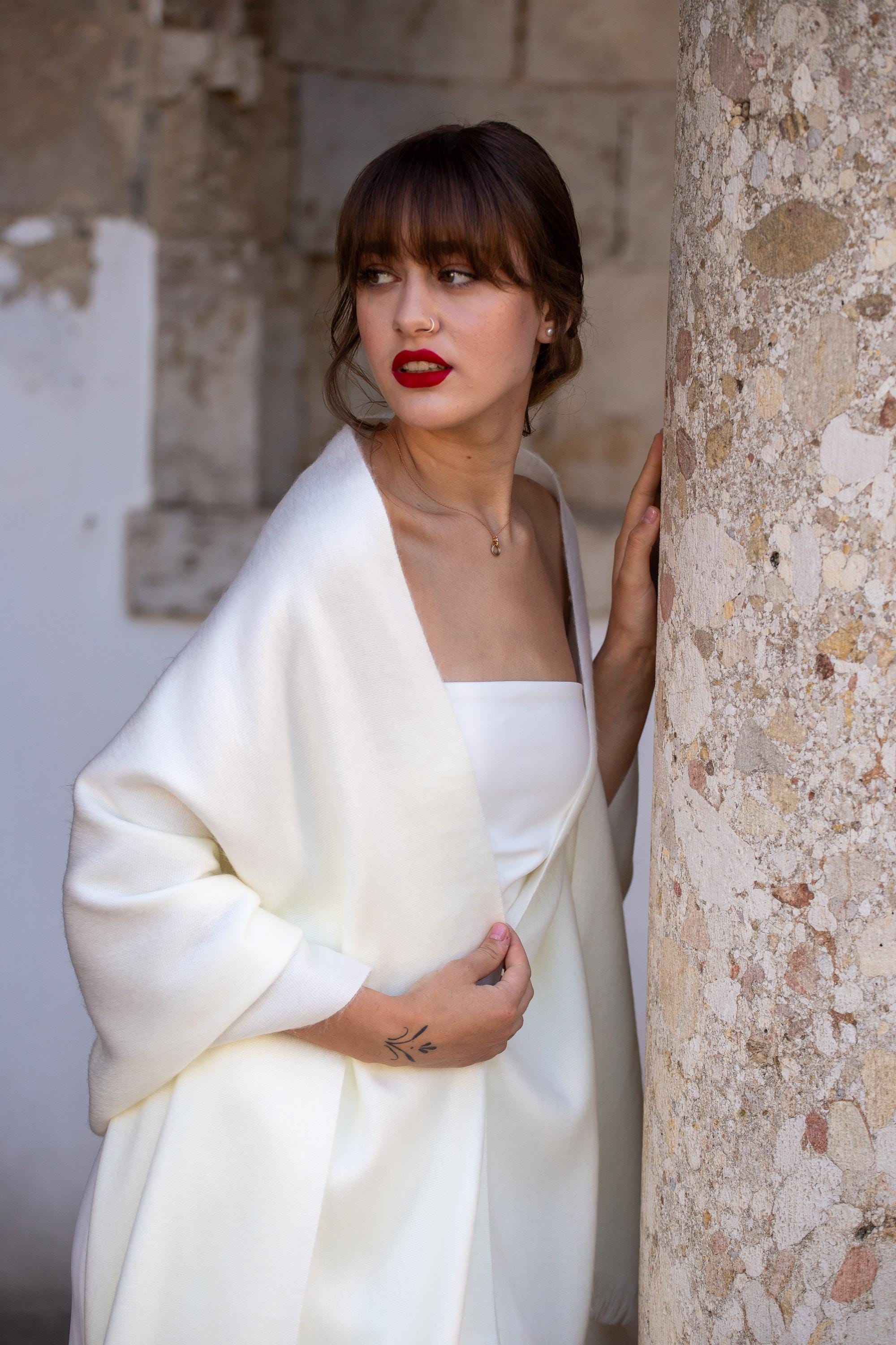 White Wedding Bolero - Etsy