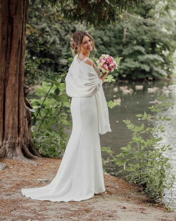 Alpaca Wedding Shawl Winter Wedding 