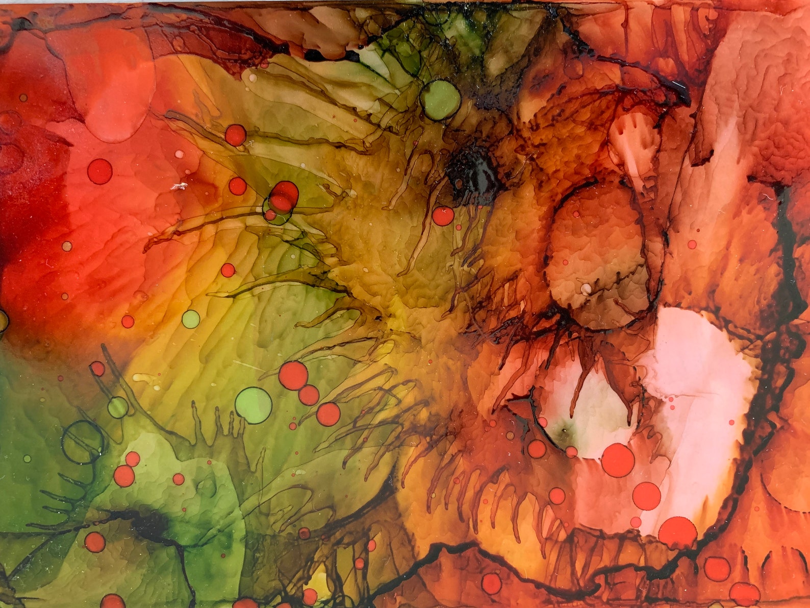 Original Alcohol Ink on Vellum, 5x7 - Etsy