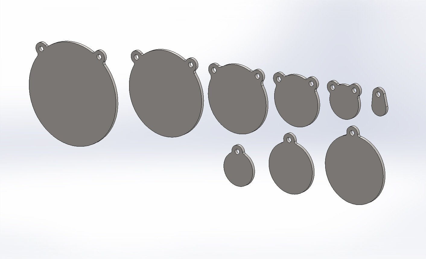 AR500 Complete Target File Pack 20 Files Total DXF File Etsy