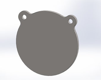 8&quot;Gong Zielscheibe DXF-Datei, Plotter-Datei, NUR DATEI