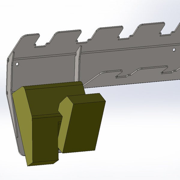 Support de batterie et station de charge de Milwaukee, fichier DXF