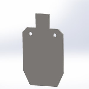 7x12 Silhouette Target DXF File, Plasma Cut File, FILE ONLY*