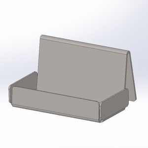 Desk Business Card Holder, DXF File