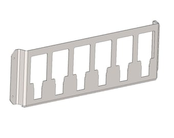 Flat 6 Battery Mount Plate, Bracket, PLAN ONLY, DXF File, Plan For Cnc Laser and Cnc Plasma