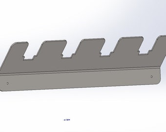 Milwaukee 4 Battery Holder, M18 Battery, PLAN ONLY, DXF File, Plan For Cnc Laser and Cnc Plasma