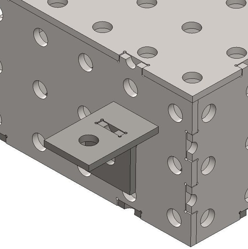 Tolerance Check Piece for Welding Fixture Table Laser Cut File, DXF, Cut File image 1