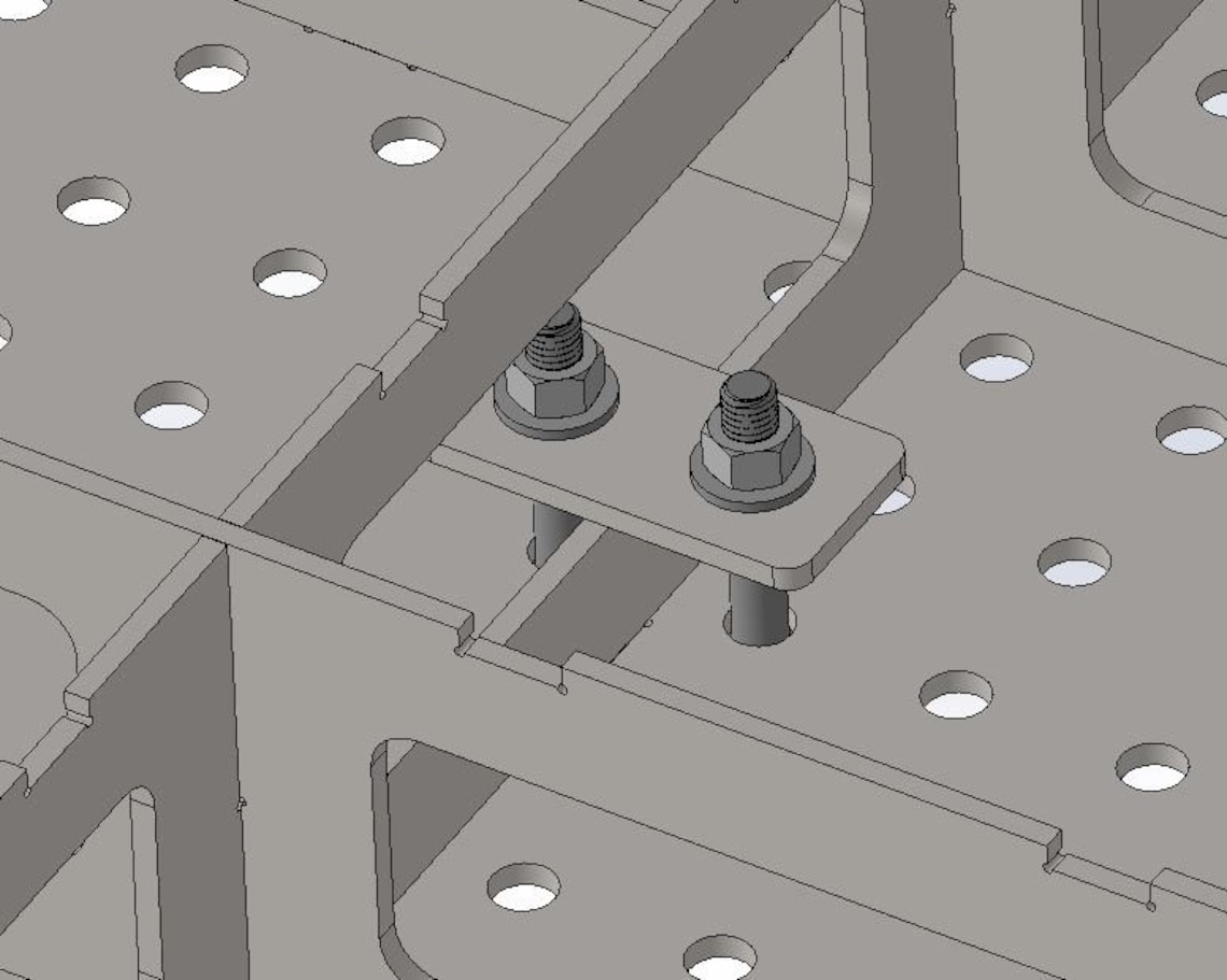 6x6 Welding Fixture Table Laser Cut File DXF Cut File Etsy