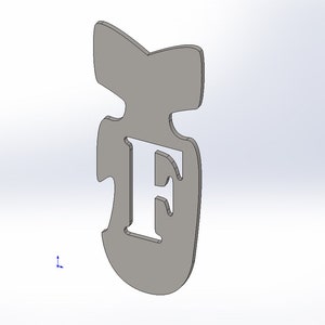 F Bomb Bottle Opener, SVG File, DXF File, Plasma Cut File, Laser Cut File