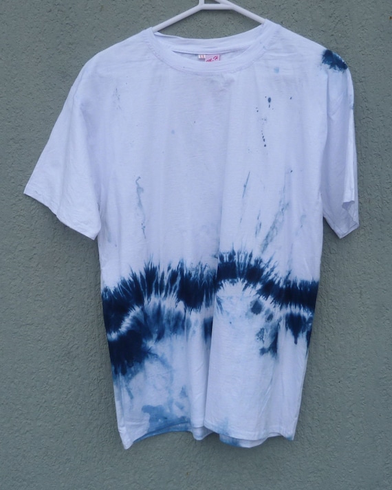 indigo tie dye shirt