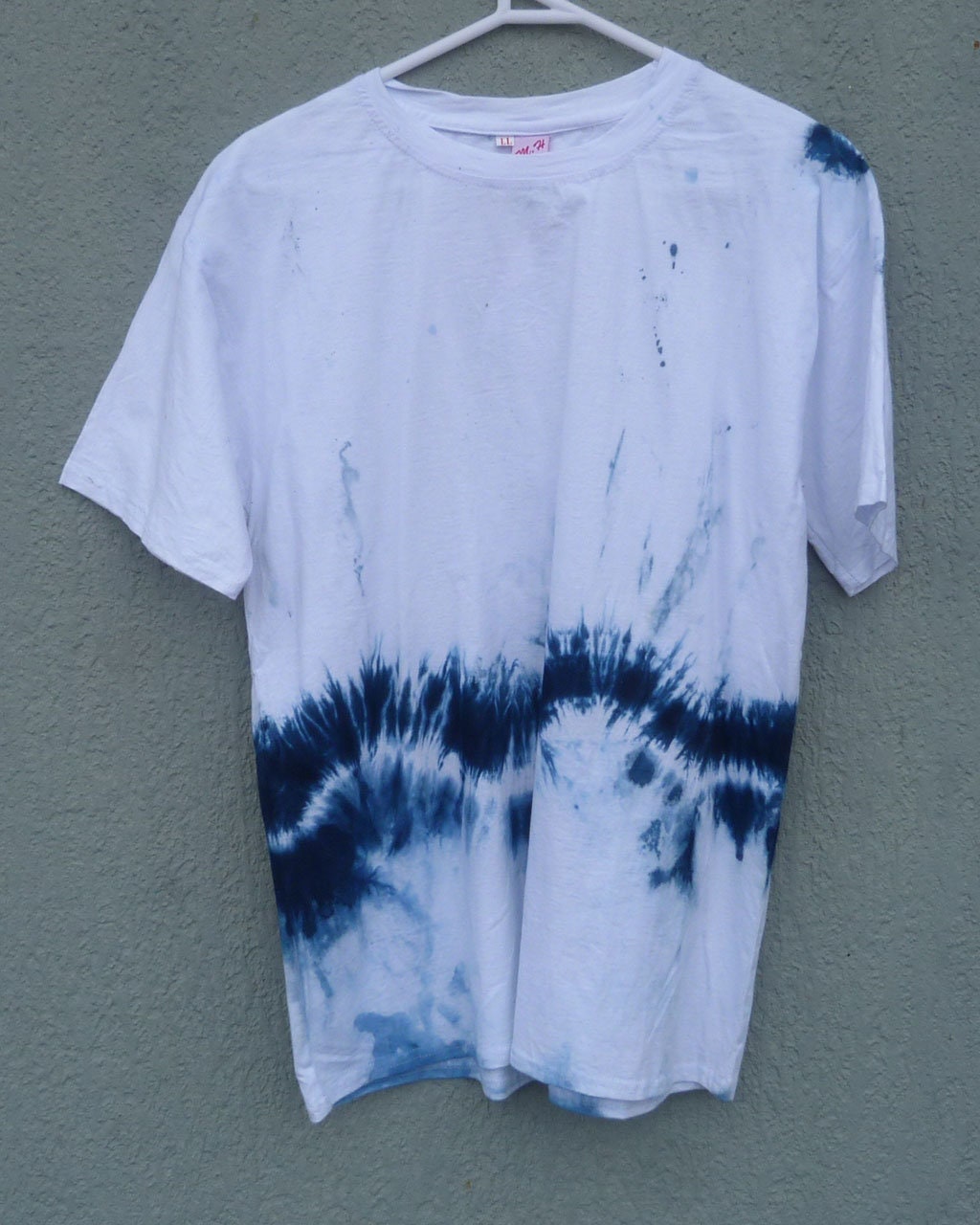 Natural Indigo Hand Dyed Shibori Tie Dye T-shirt - Etsy