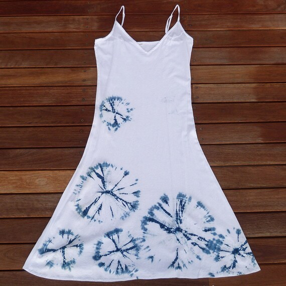 Shibori Tie-Dyed Cotton Jersey Dress