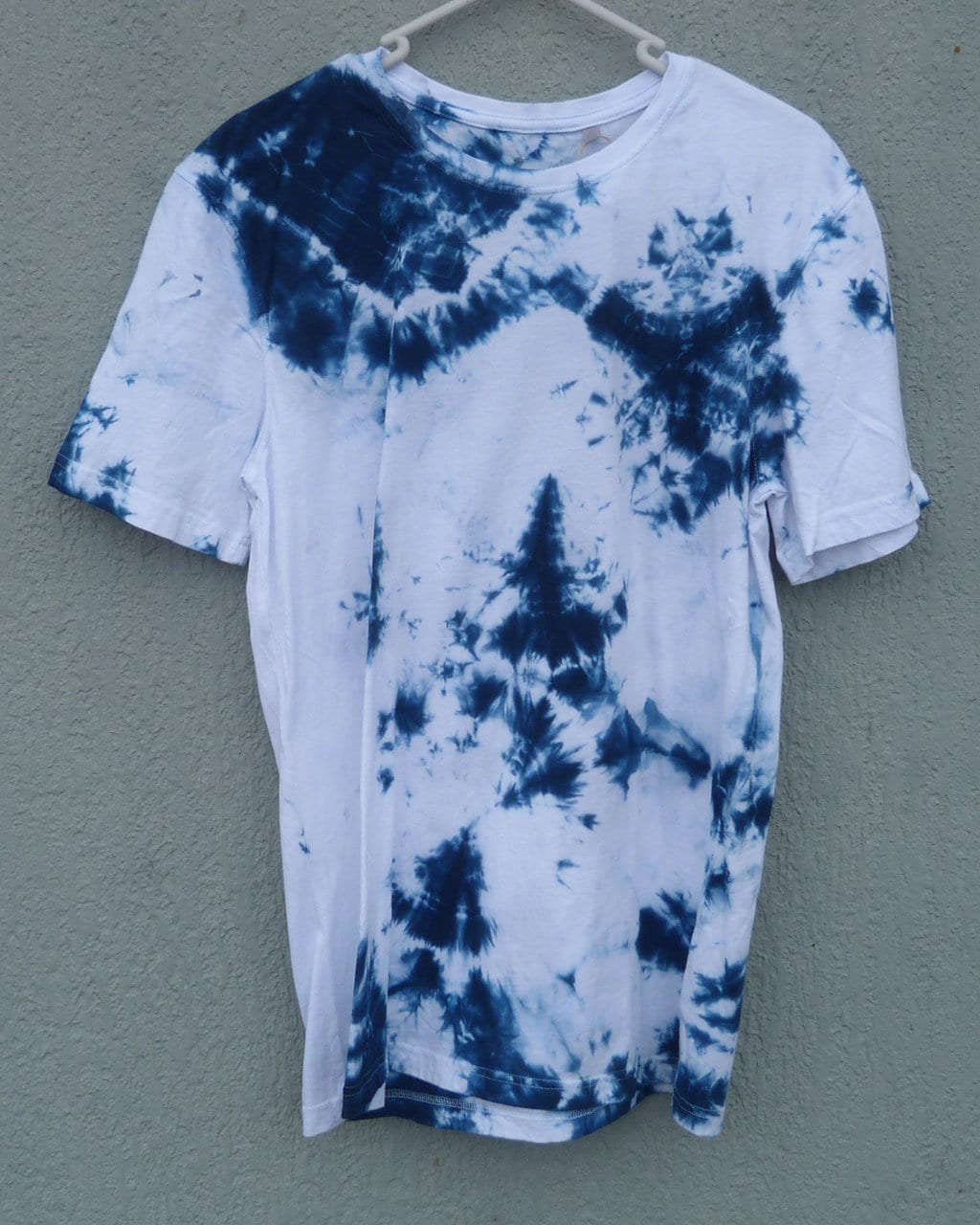 Natural Indigo Hand Dyed Shibori Tie 