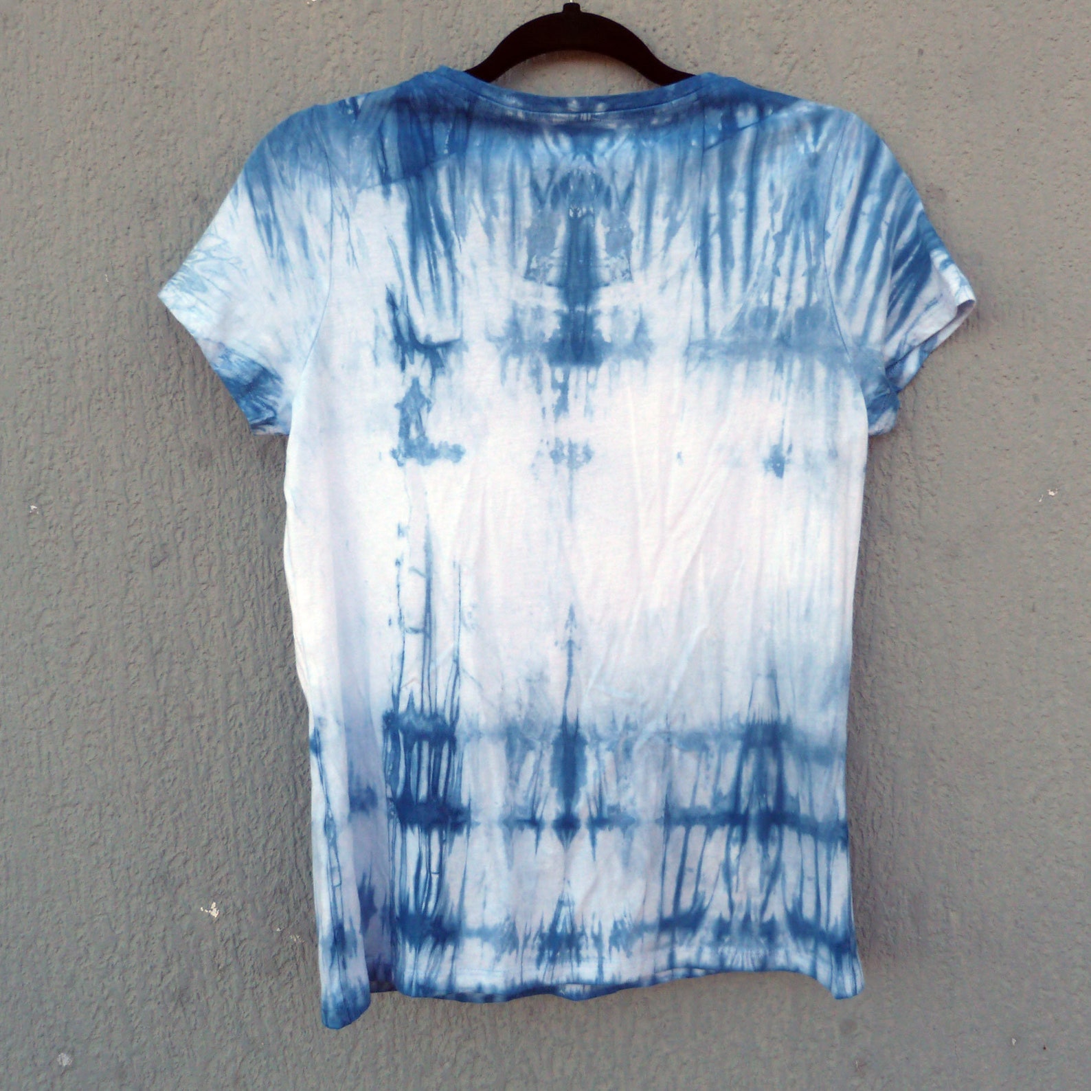 Natural Indigo Hand Dyed Shibori Tie Dye T-shirt - Etsy Australia