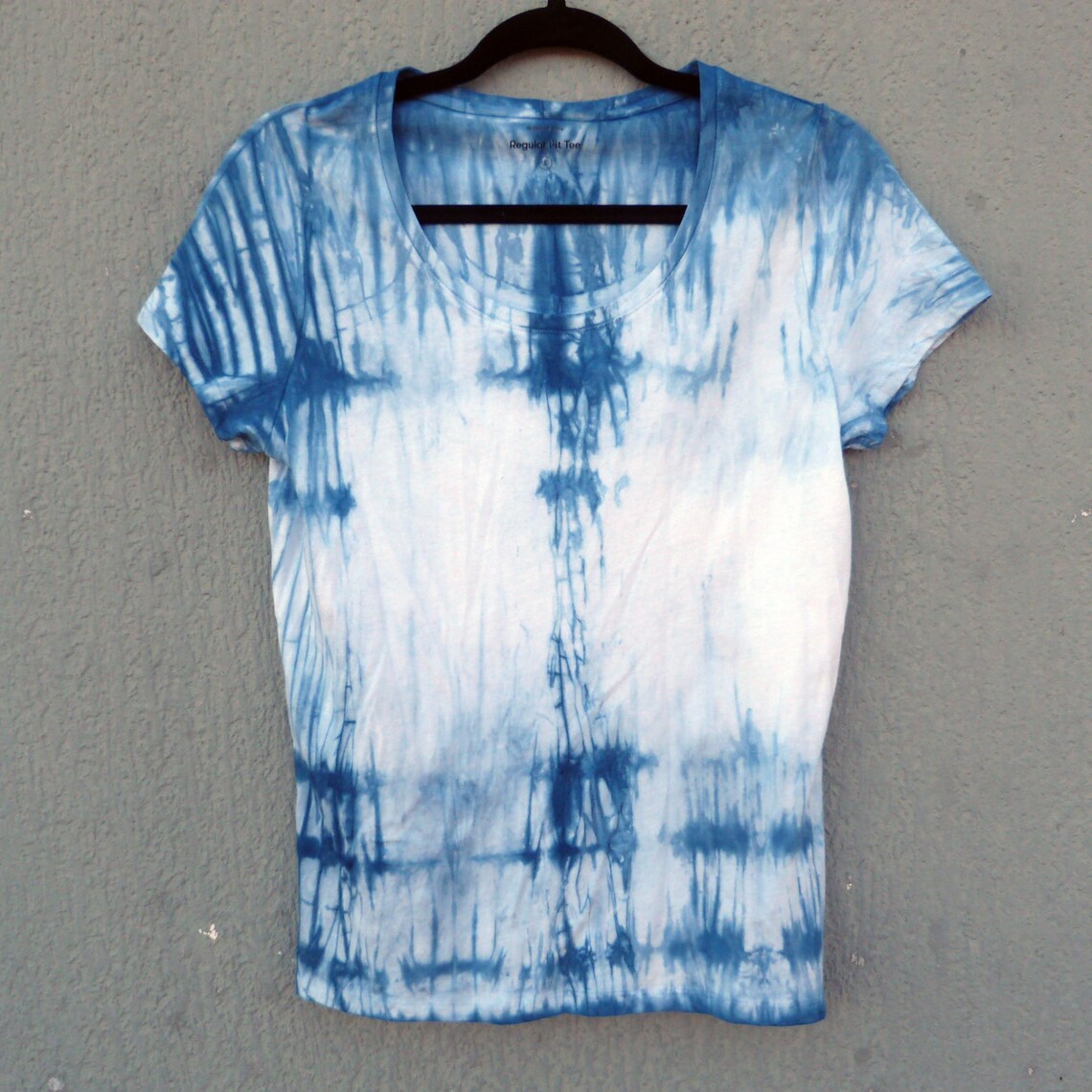 Natural Indigo Hand Dyed Shibori Tie Dye Tshirt Etsy Australia