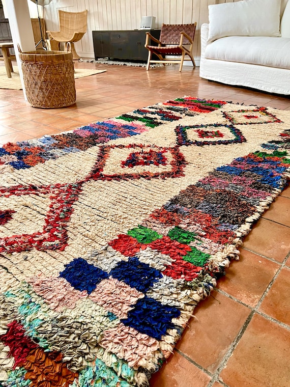 古いモロッコのアジラル ラグ マルチカラー ウール 270 cm 160 cm