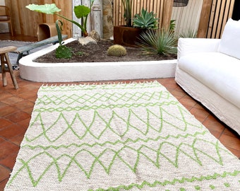 Reversible recycled cotton carpet new design sustainable inverted colors unique ethical fair trade ecological 170/240