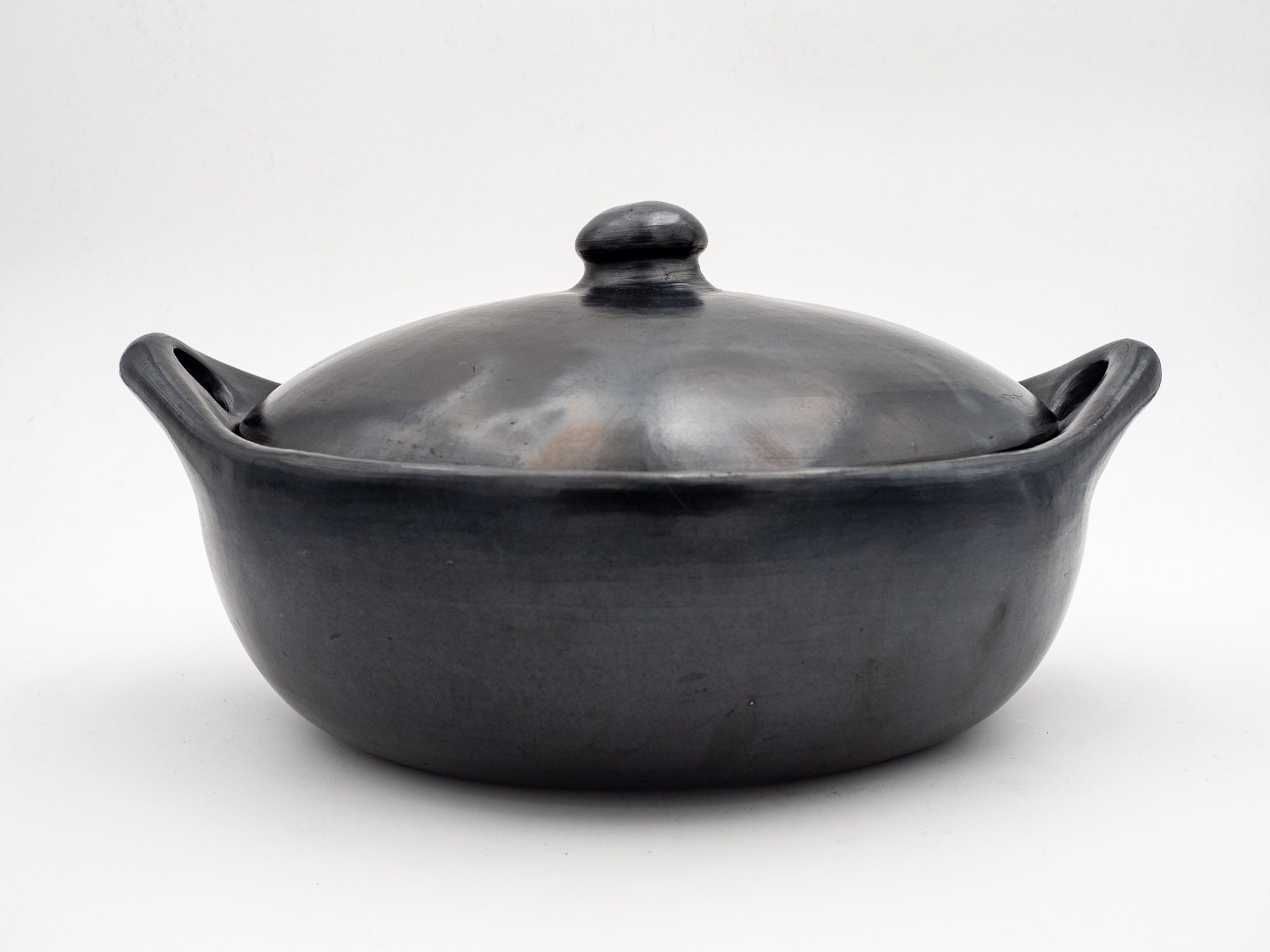 Casserole Marmitte Ronde Basse Authentique Artisanal Poterie Colombienne Chamba Au Savoir Faire Ance