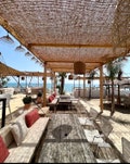 Shade sails made from 100% natural and ecological coconut fibers. To be installed on a structure (iron pergola or wooden frame) product logo