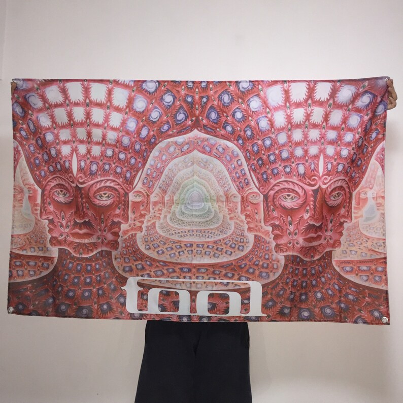 Tool Metal Rock Band Banner 10 000 Days Album Logo Flag Wall Etsy