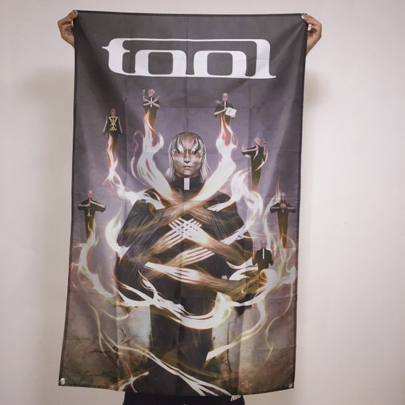 Tool Band Banner Opiate 21st Anniversary Flag Logo Wall Etsy