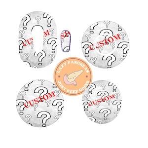 CUSTOM Patch für Dexcom G6, G7 & Freestyle Libre CGMs, wasserdichte Diabetes Aufkleber