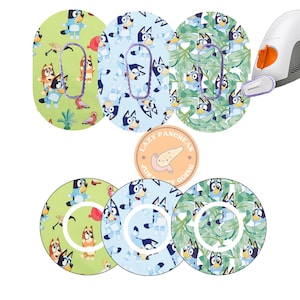 3 pk Patch for Dexcom G6 & Freestyle Libre CGMs, Waterproof Diabetes Stickers