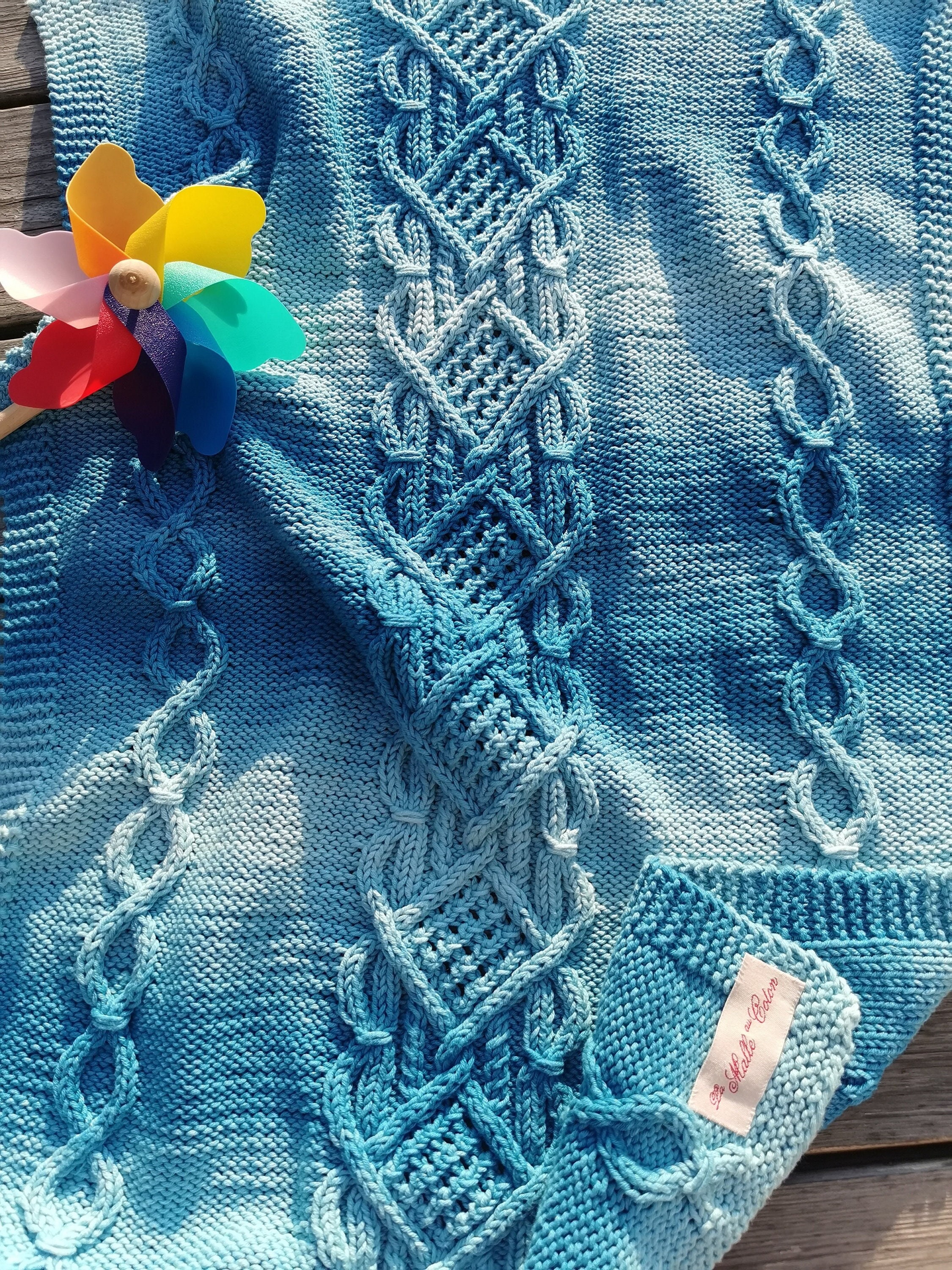 Couverture Pour Bébé Bleu Lagon