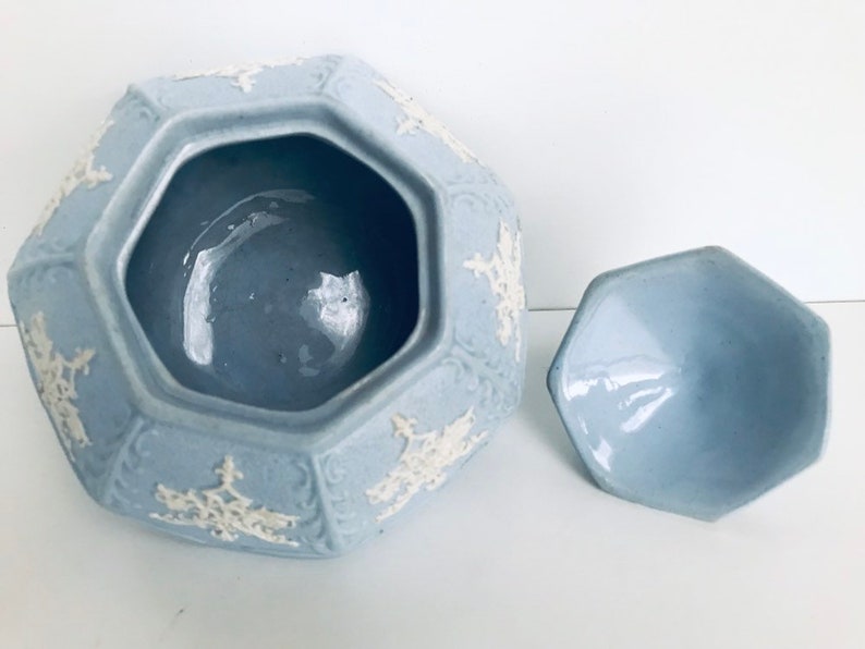 Staffordshire Blue /& White Drabware Salt Glazed Pottery Bowls \u2022 Wedgwood Blue Jasper Ware Style Stoneware Relief \u2022 Antique English 19th C